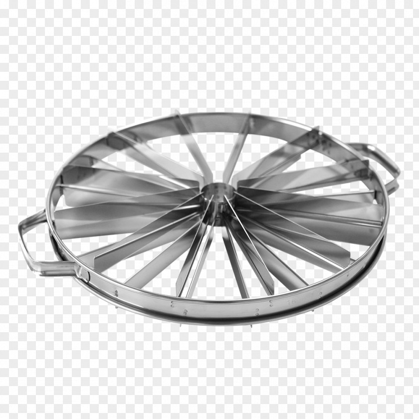Silver Spoke Alloy Wheel Rim PNG