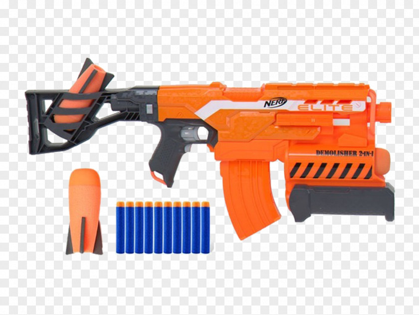 Toy NERF N-Strike Elite Demolisher 2-in-1 Blaster Demolishor PNG