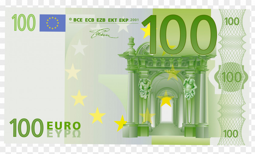 100 Euro Clipart Note Banknote 20 50 PNG