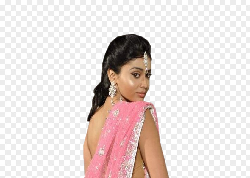 Oriental Shriya Saran Beauty Woman Model Hairstyle PNG