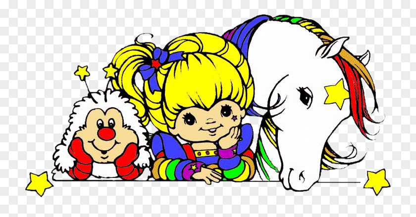 Rainbow Brite Cartoon Clip Art PNG