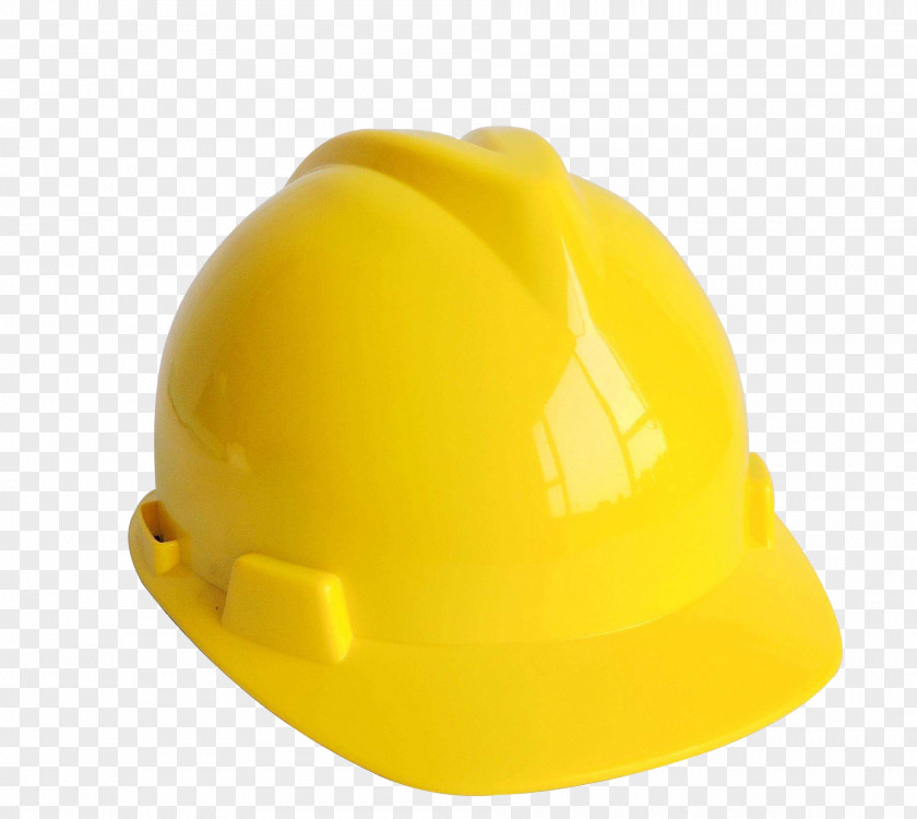 Safety Hat Hard Cap Yellow PNG