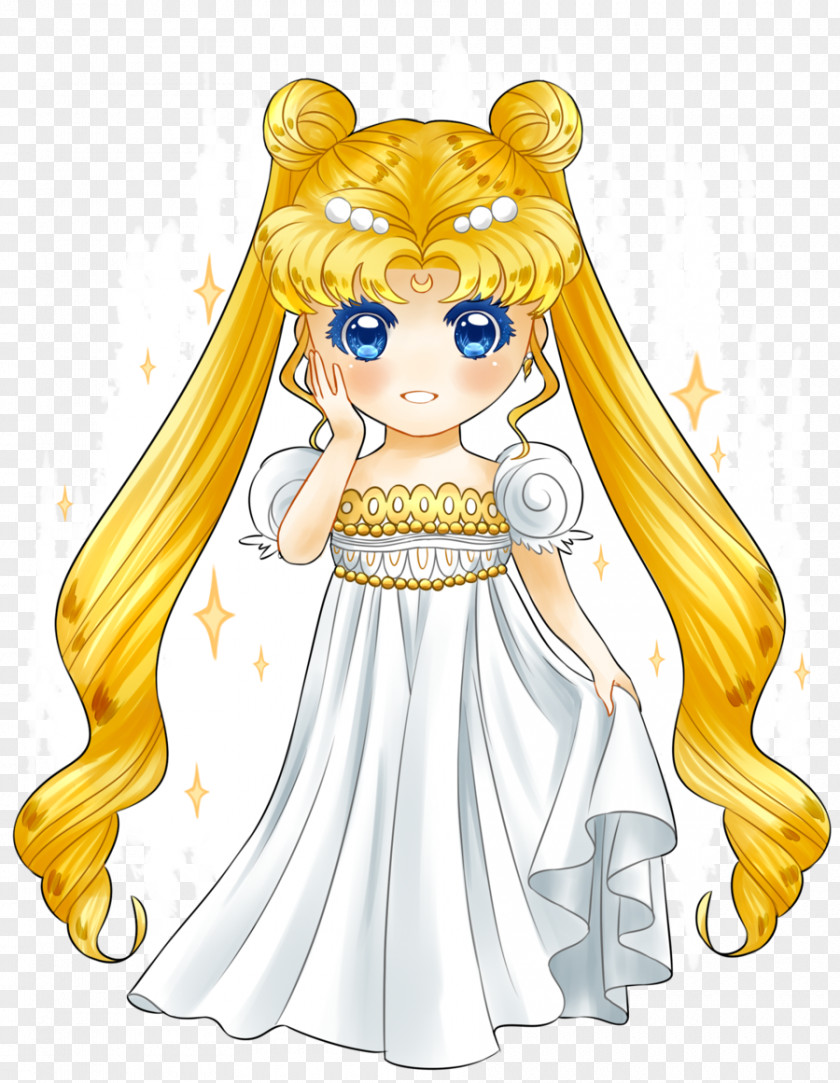 Fairy Cartoon Yellow Human Hair Color PNG