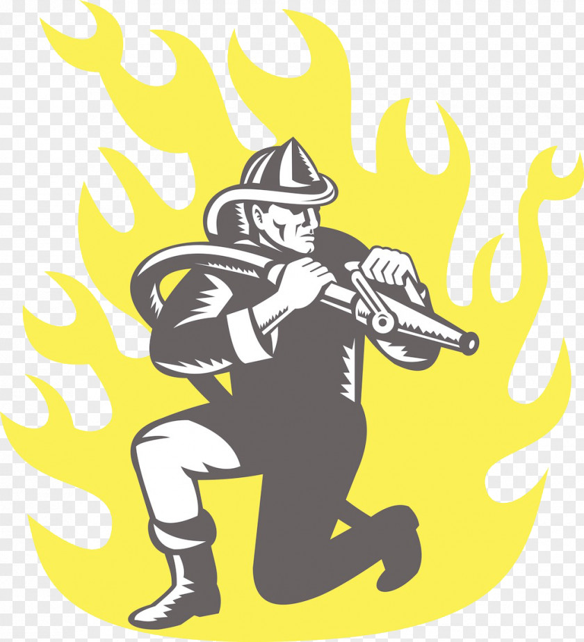 Fire Fighters Fighting Firefighter Royalty-free Stock Photography Illustration PNG