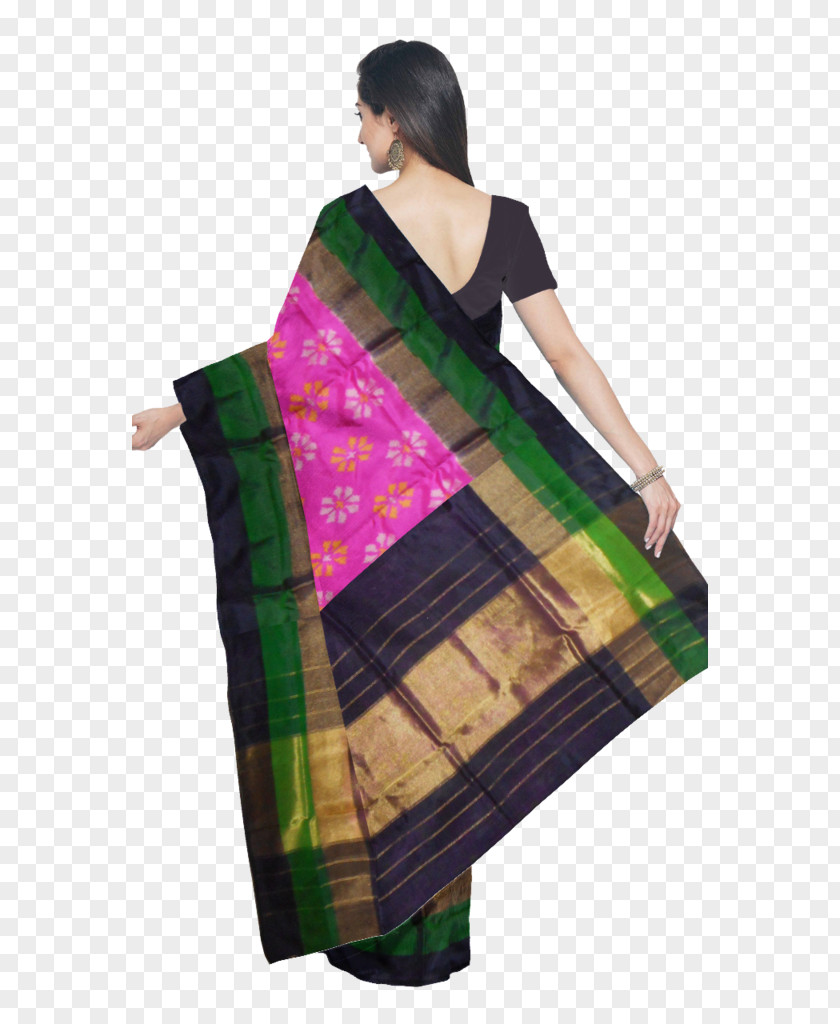 Handloom Silk Wedding Sari Bhoodan Pochampally Saree PNG