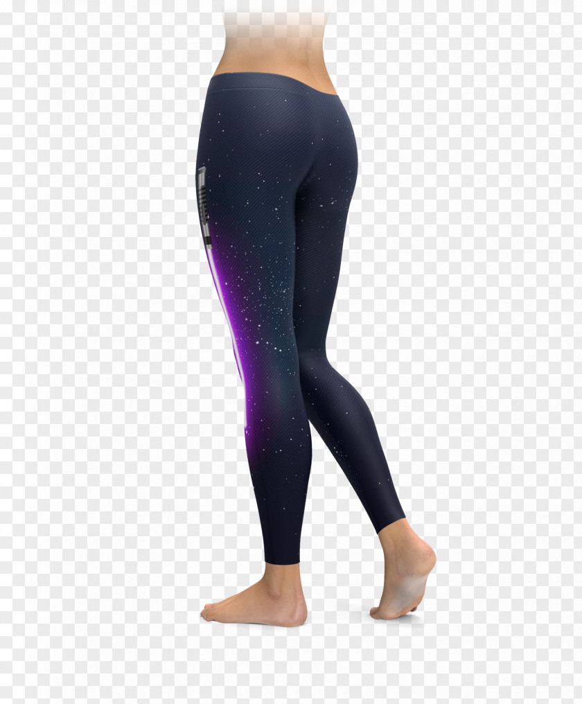 Purple Light Leggings Clothing Yoga Pants Low-rise Waist PNG