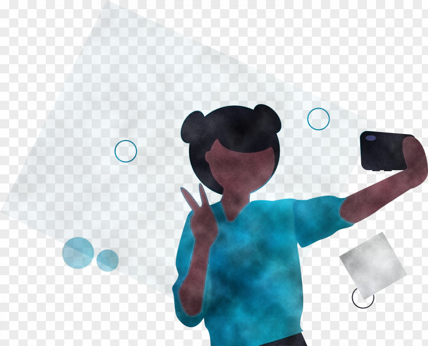 Taking Selfie Girl Camera PNG