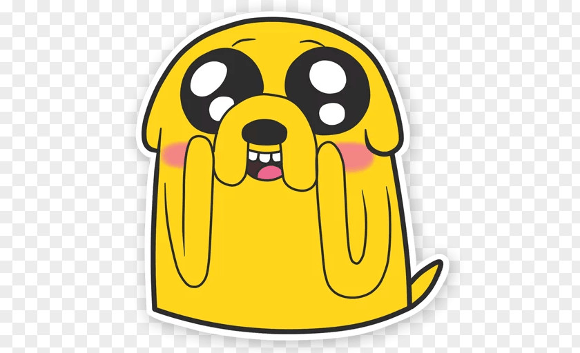 Adventure Time Jake The Dog Sticker Clip Art White House PNG
