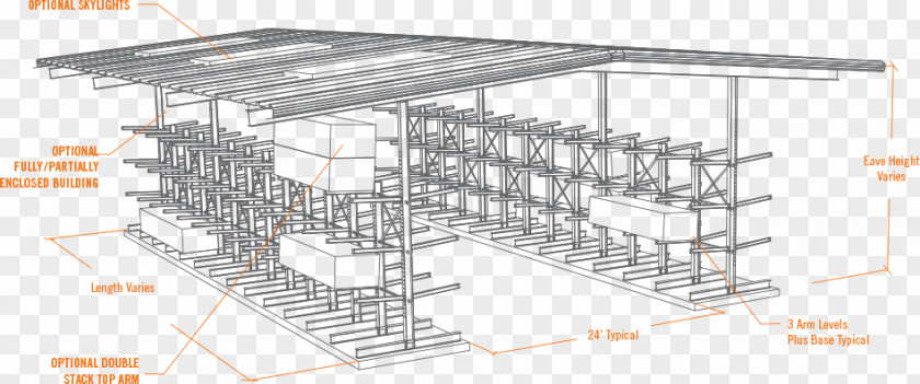 Big Building Materials Engineering Structure PNG