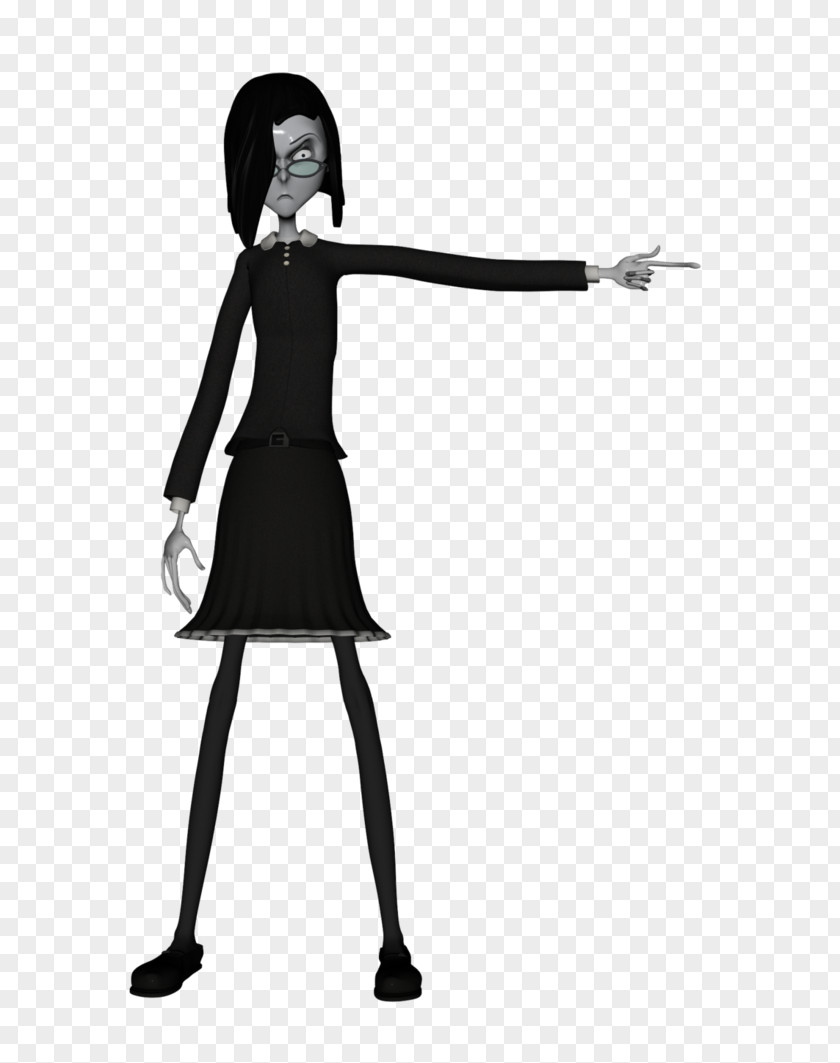 Dress Shoulder Black Silhouette Cartoon PNG
