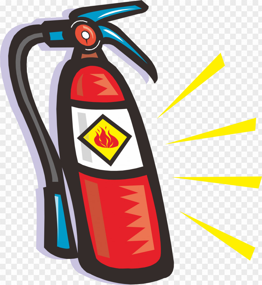 Fire Extinguisher Vector Element Clip Art PNG