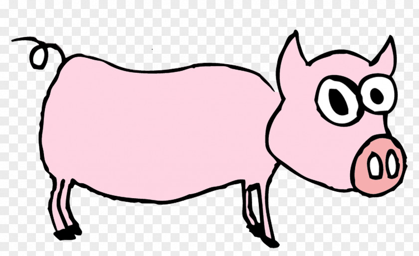 Pig Cattle Snout Pink M Clip Art PNG