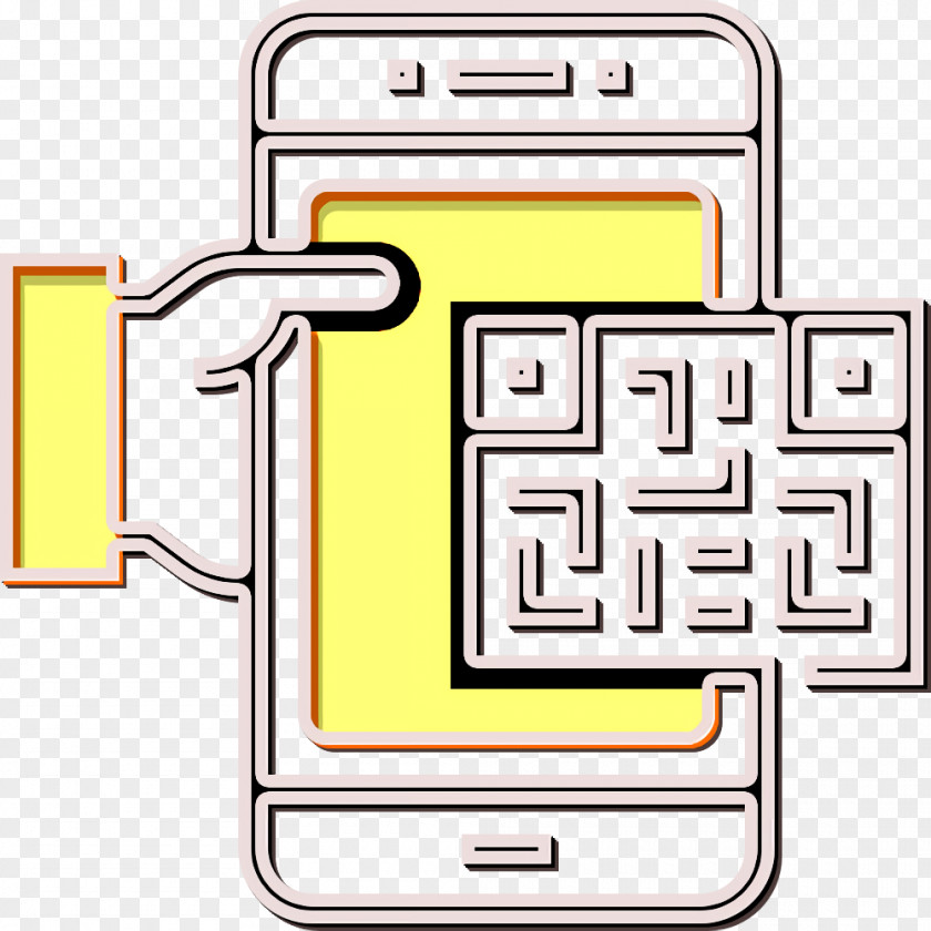 Qr Code Icon Smartphone Applications Scan PNG