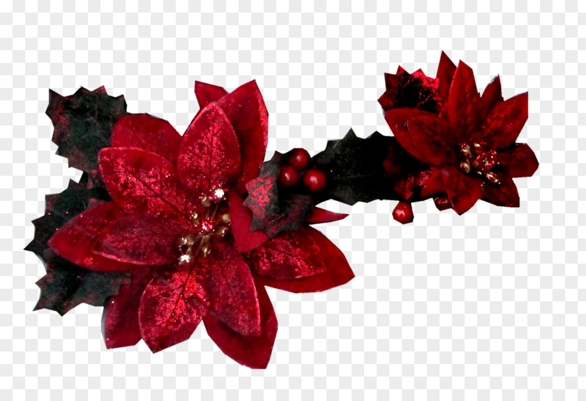 Red Fake Flower Jewelry Artificial Cut Flowers PNG