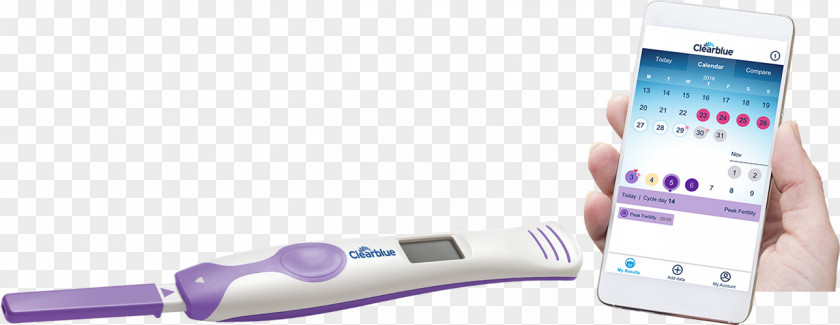 Clearblue Plus Pregnancy Test Fertility Monitor Digital Ovulation With Dual Hormone Indicator Hedelmällisyystietokone PNG