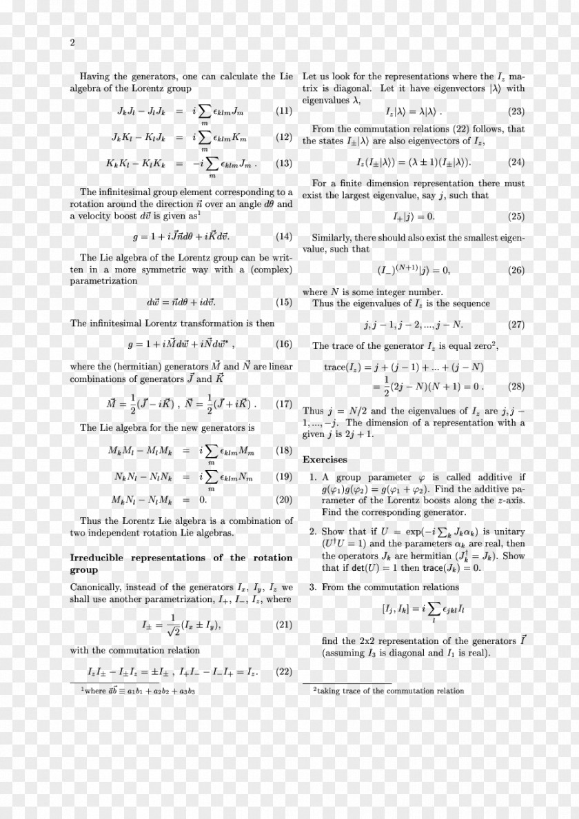 Field An Introduction To Quantum Theory Particle Physics Group Representation PNG