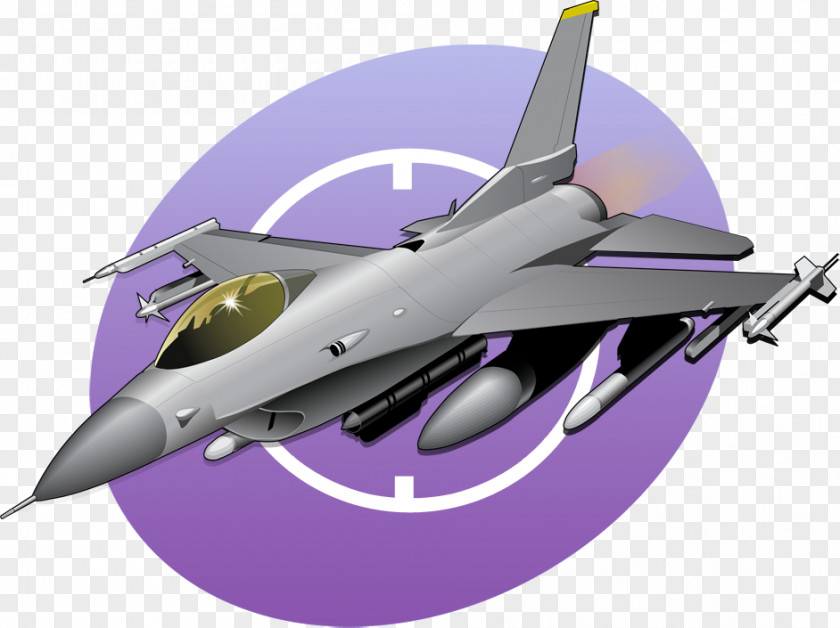FLIGHT General Dynamics F-16 Fighting Falcon Airplane PNG
