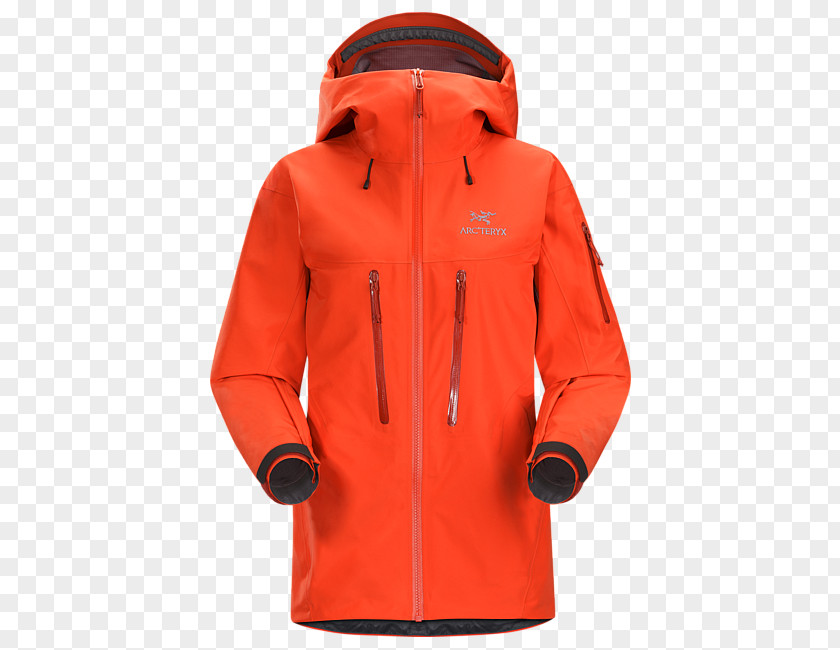 Jacket Arc'teryx Hoodie Coat Gore-Tex PNG