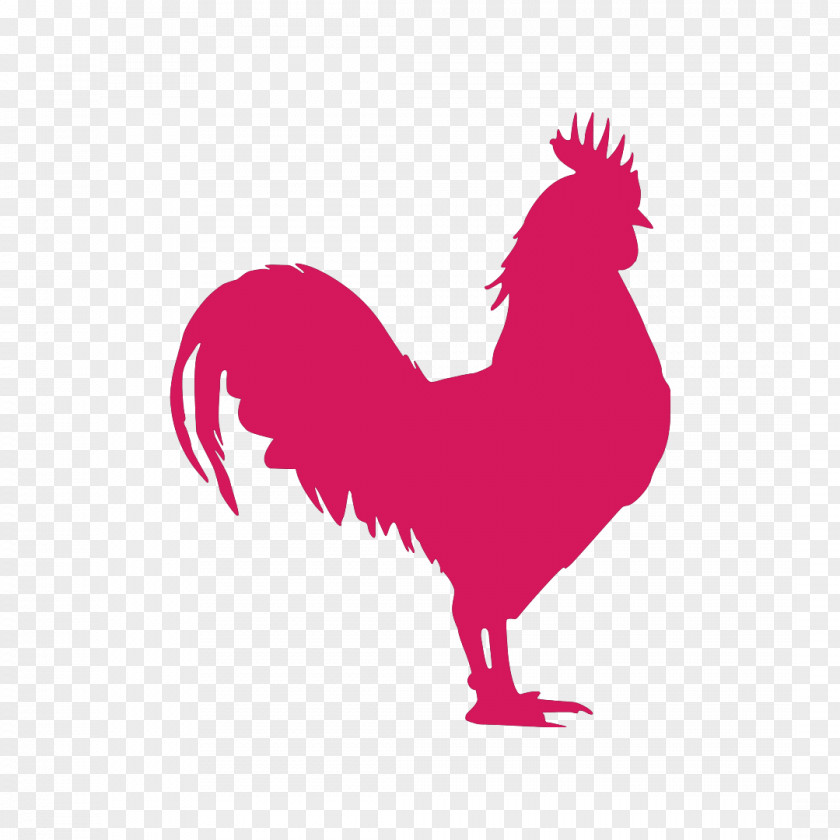 Silhouette Rooster Chicken Hen PNG