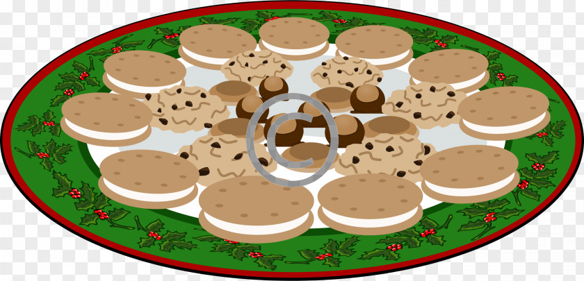 Tasty Chocolate Chip Cookie Black And White Biscuits Christmas Clip Art PNG