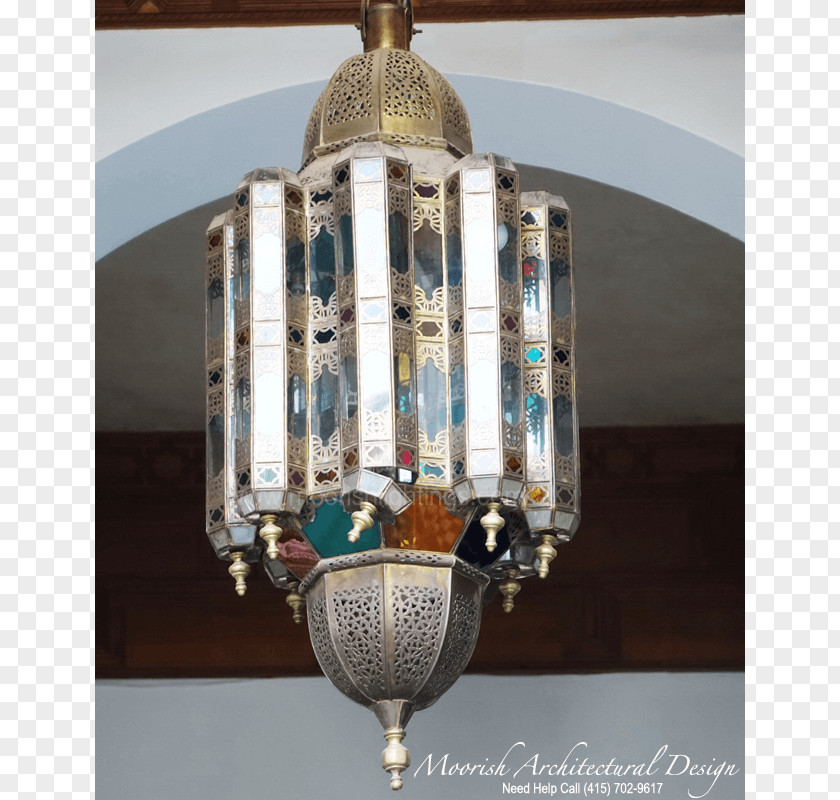 Glass Chandelier Moroccan Cuisine Style Lantern PNG