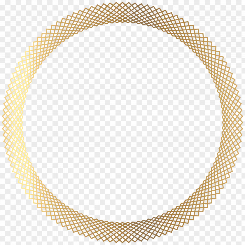 Golden Round Spiral French Border PNG round spiral french border clipart PNG