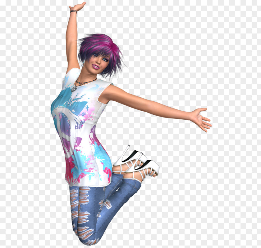 Orchid Costume Shoe Leggings PNG