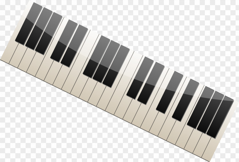 Piano Key Vector Digital Musical Keyboard Electric Electronic Pianet PNG