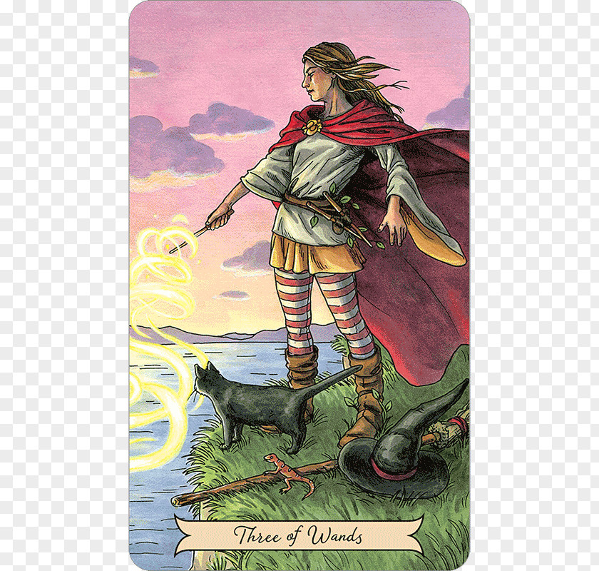 Three Of Wands Tarot Suit Swords Playing Card PNG