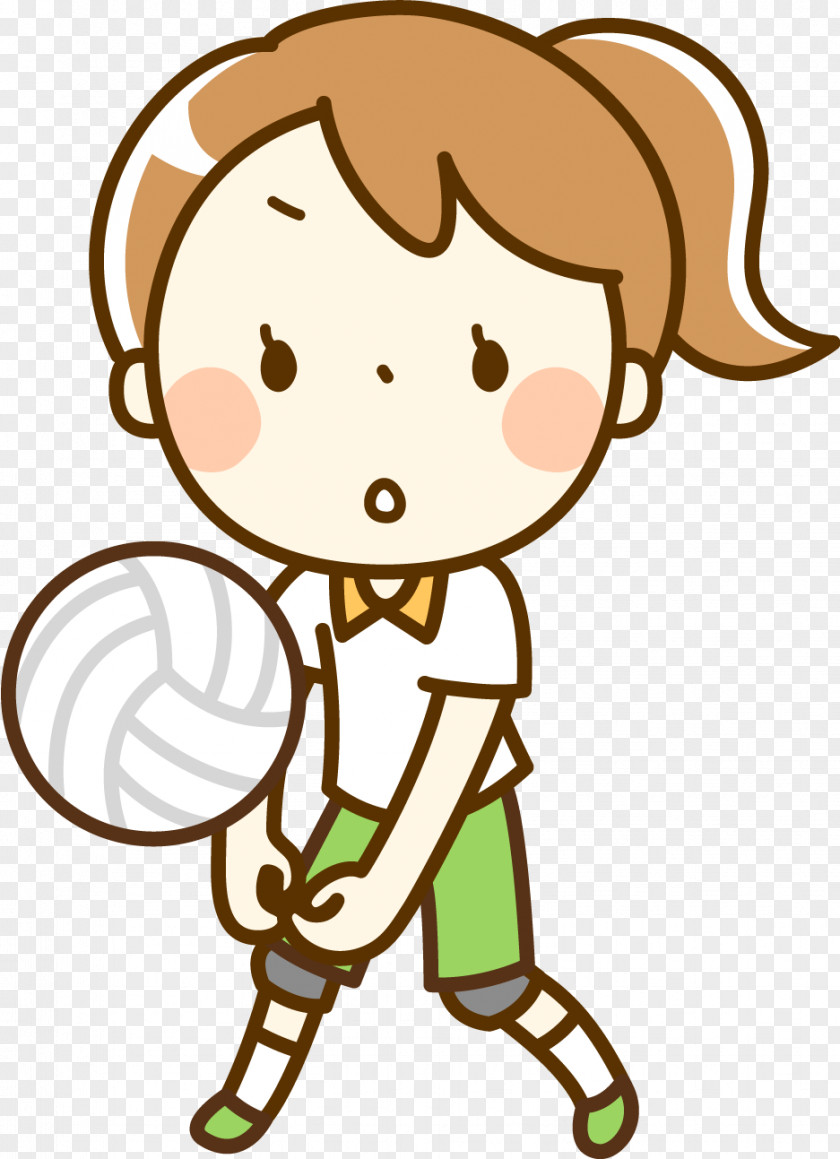 Volleyball Cartoon Clip Art PNG