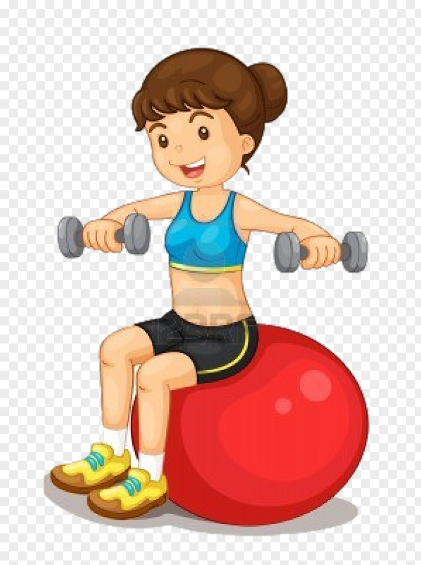 Woman Exercise Balls Equipment Fitness Centre PNG