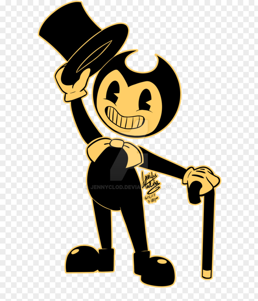 Batim Bendy And The Ink Machine Drawing Hat Headgear TheMeatly Games PNG