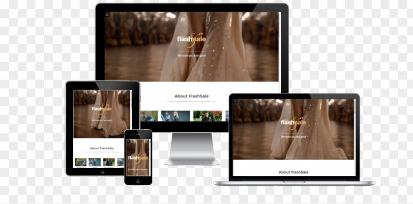 Flash Sale Responsive Web Design Development PNG