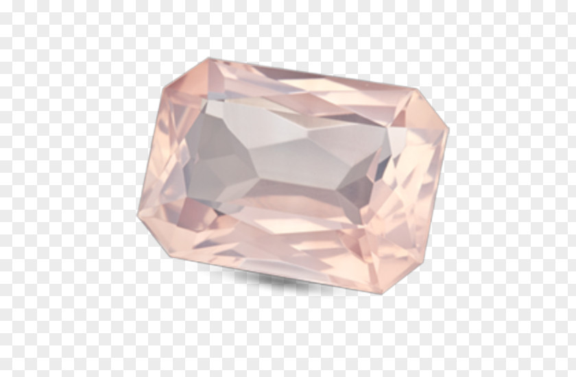 Quartz Rose Gemstone Cut Mineral PNG