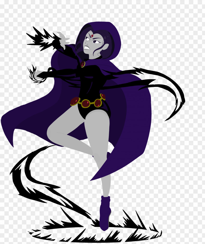Raven Fan Art Indigo Tribe DC Animated Universe PNG