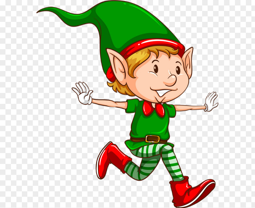 Santa Claus Christmas Elf Stock Illustration Vector Graphics GIF PNG