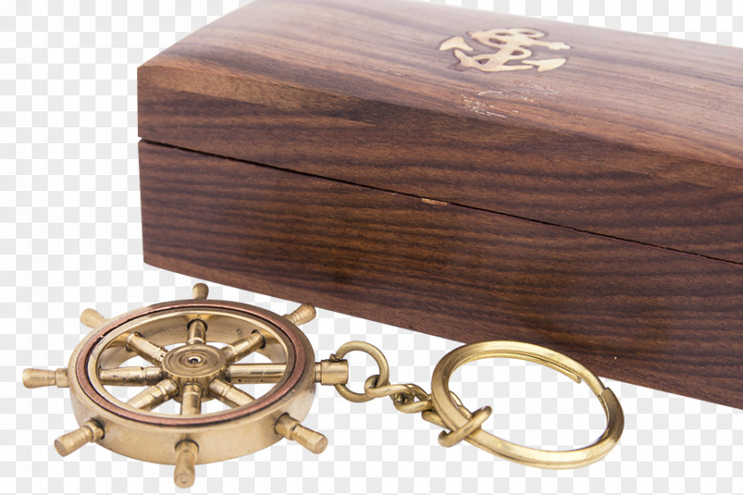 Wooden Box Key Chains Ship PNG