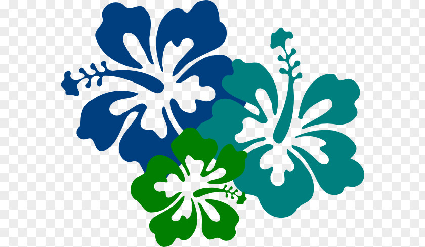 Green Floral Cliparts Hawaiian Maui Flower Clip Art PNG