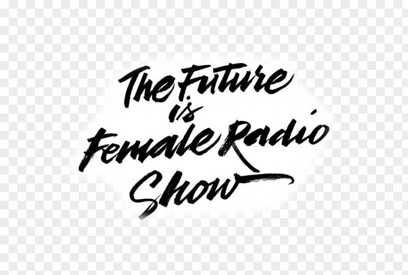 Lady Boss FeMale Radio Social Podcast Episode Calligraphy PNG
