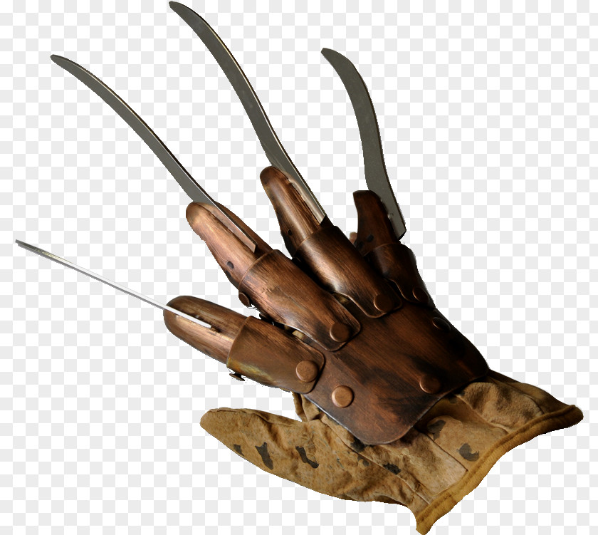 Leather Safety Glove Freddy Krueger PNG