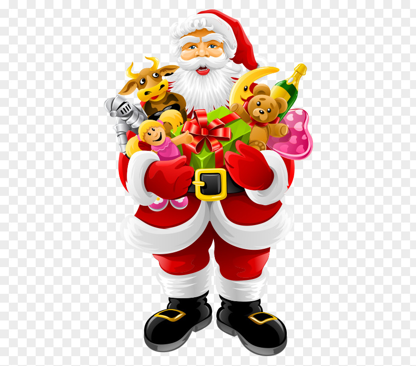 Prix Streamer Santa Claus Ded Moroz Christmas Day Clip Art PNG