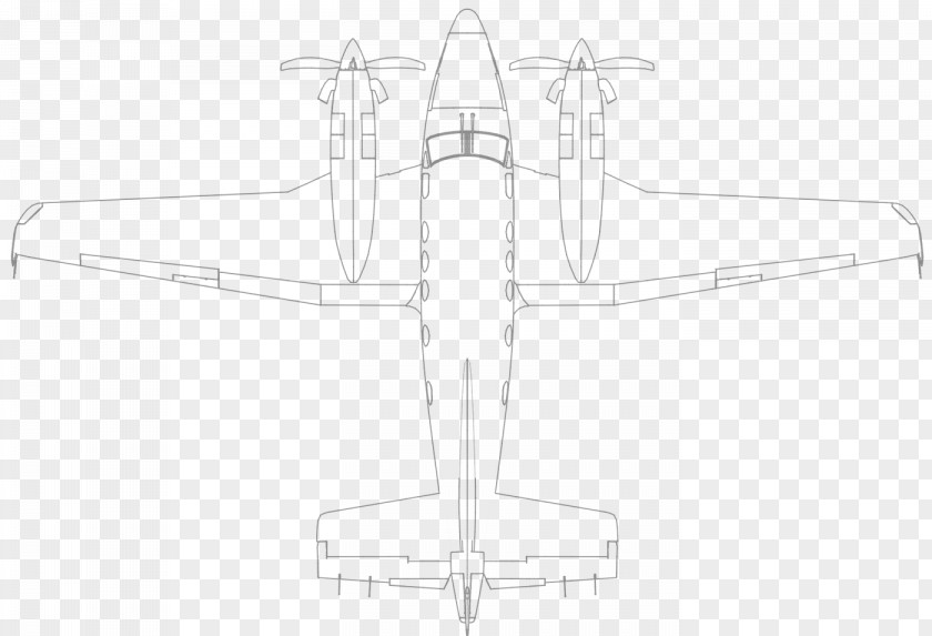 Airplane Propeller Sketch PNG