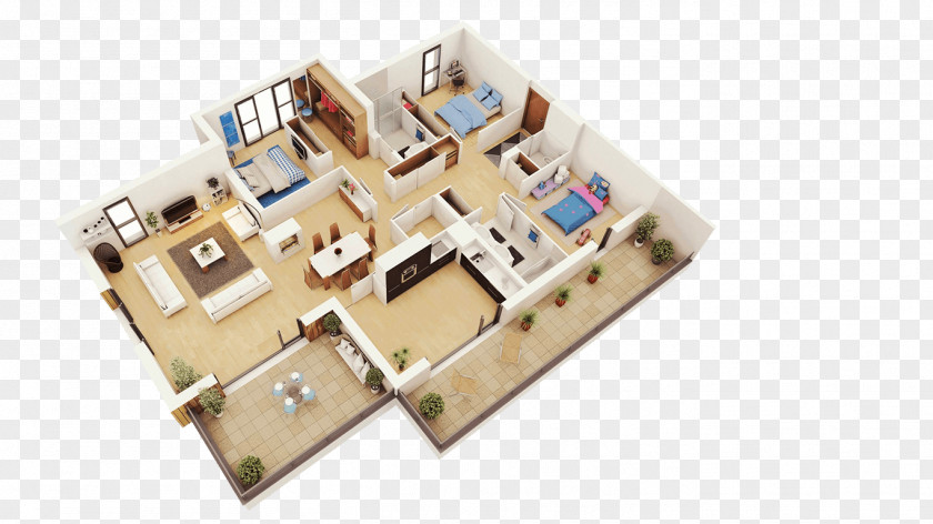 Apartment House Plan Interior Design Services Floor PNG