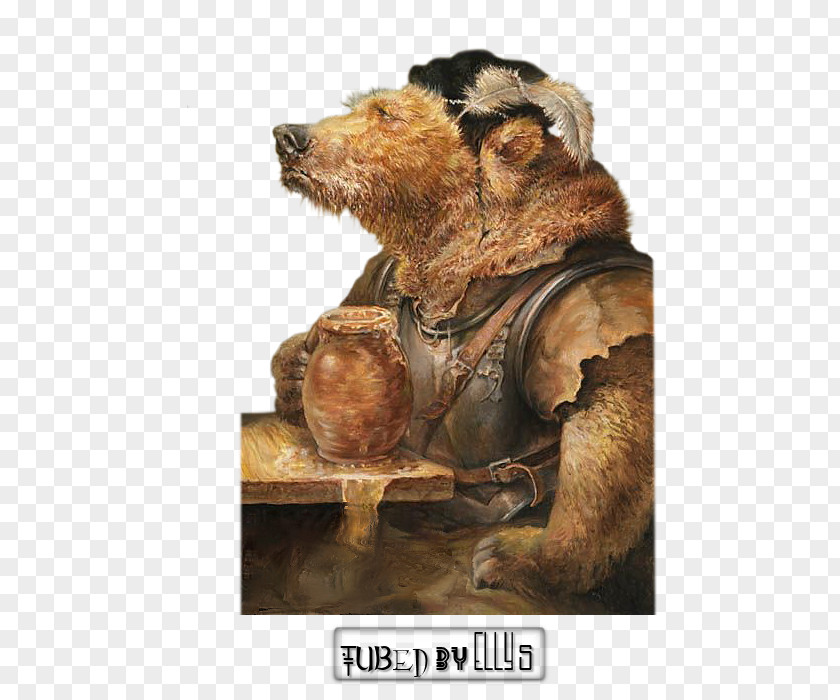 Bear Beer Paper Mead Dog PNG