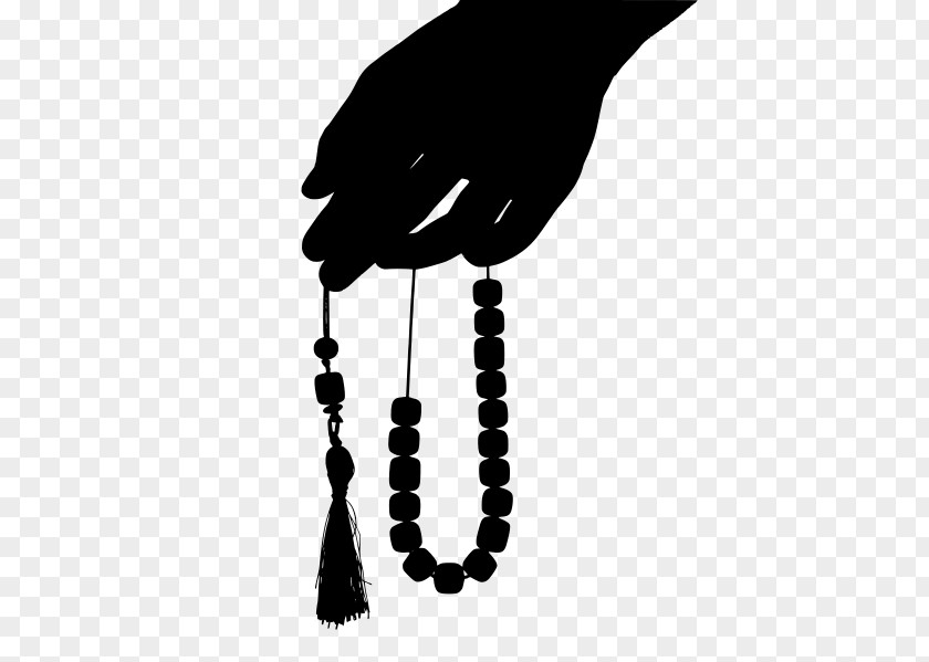Silhouette Worry Beads Prayer PNG