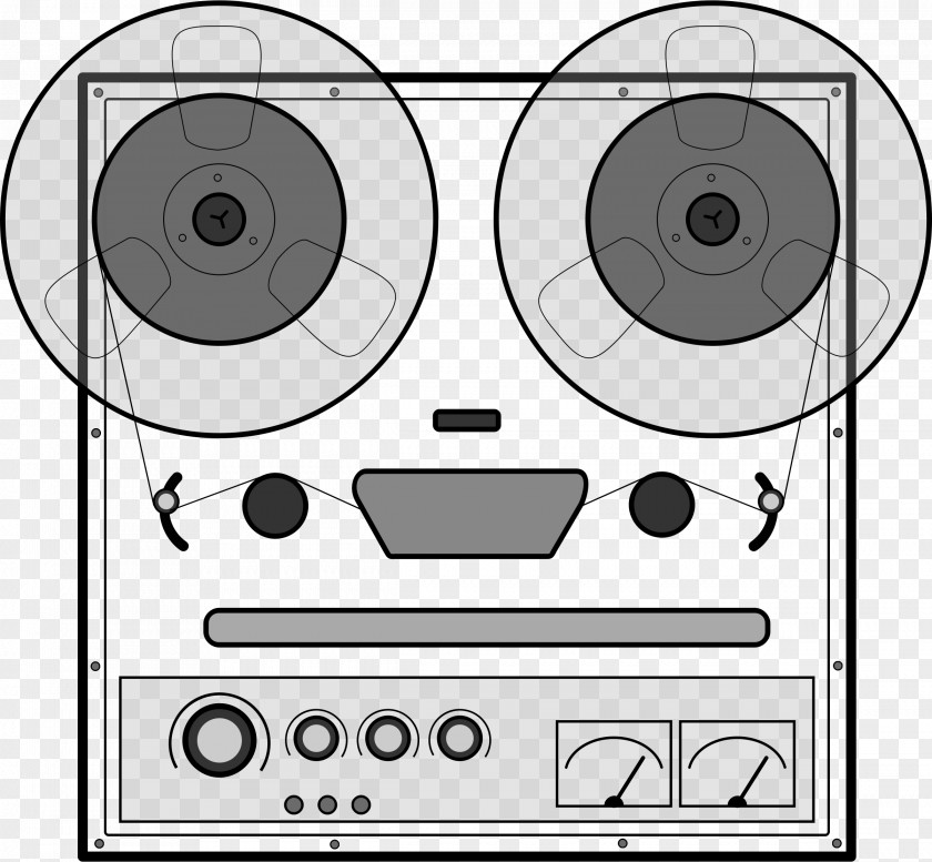 Tape Recorder Compact Cassette Magnetic Clip Art PNG