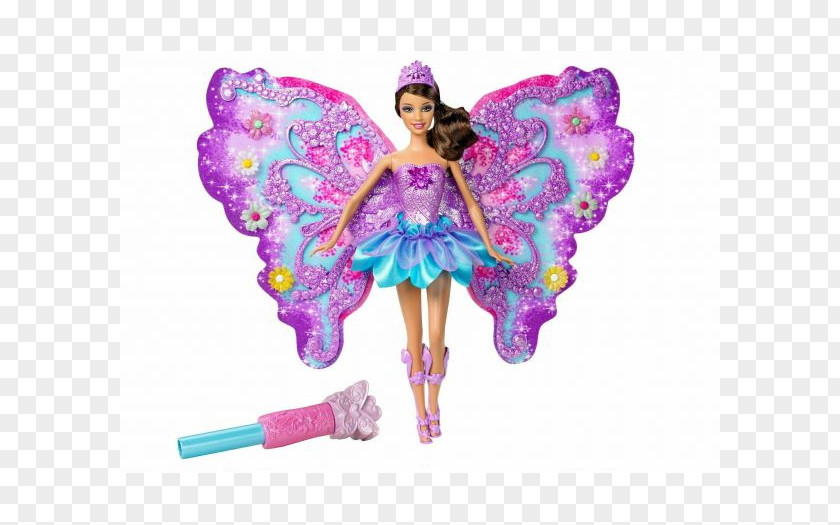 Barbie Flower Teresa Mariposa And The Fairy Princess Doll Toy PNG