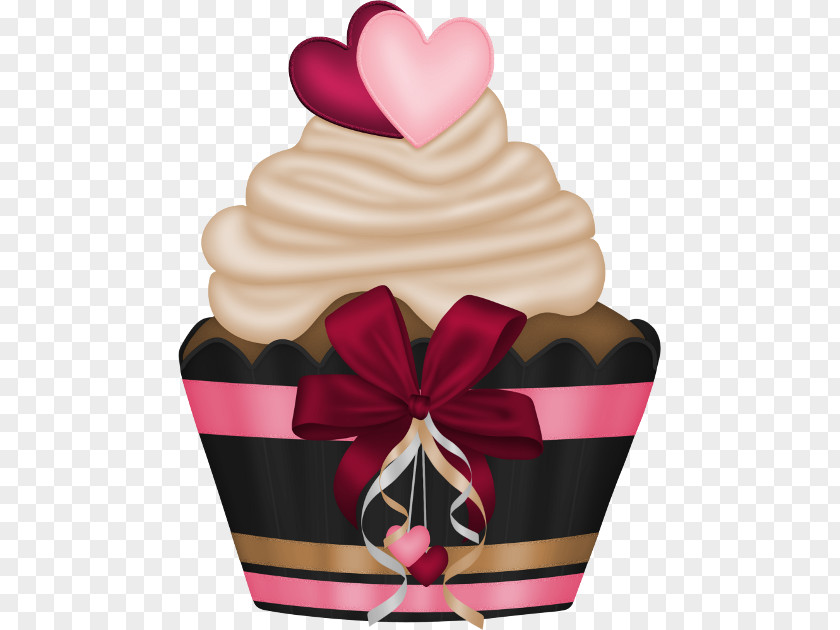 Cartoon Love Cupcakes Cupcake Petit Four Birthday Cake Icing PNG