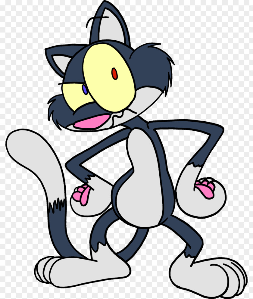 Cat Cartoon Line Character Clip Art PNG