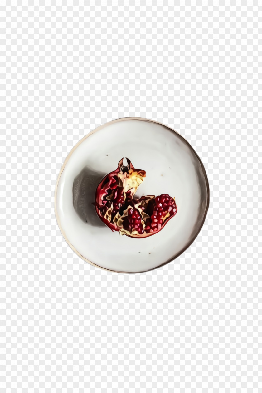 Pomegranate Dessert Plate Bowl Food Dishware Cuisine PNG